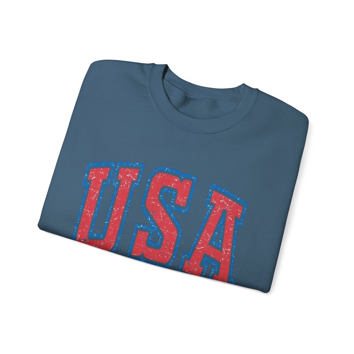 USA Est 1776 American Flag Sweater NEW Unisex Heavy Blend™ Crewneck Sweatshirt