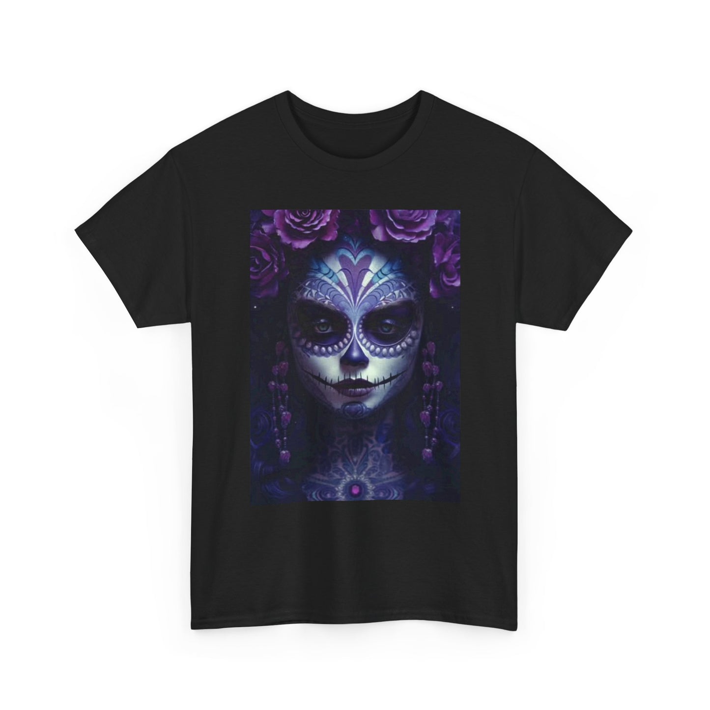 Day Of The Dead Graphic T Shirt Retro Art Mexico Vintage Unisex Heavy Cotton 4