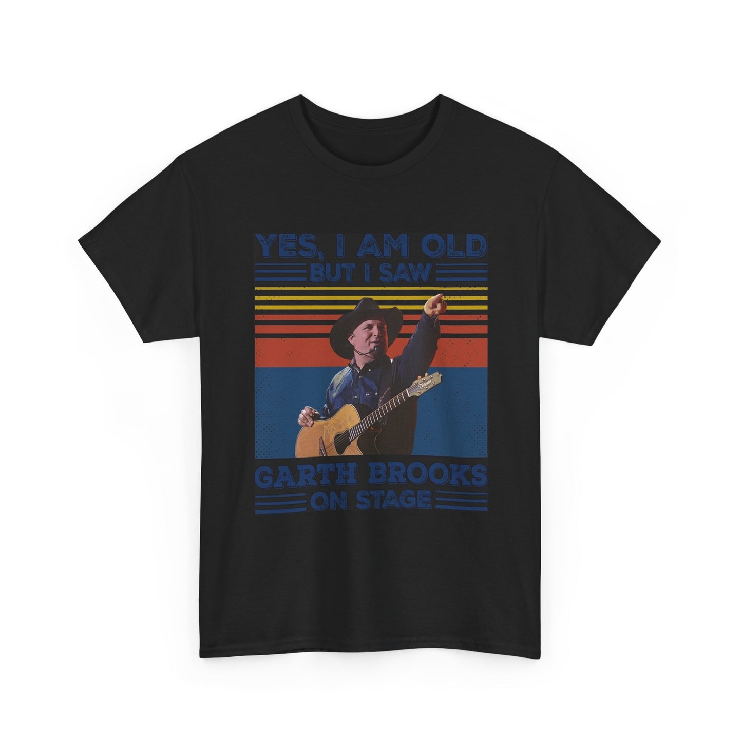 Garth Brooks Tshirt Retro Country Concert Tour Unisex Heavy Cotton Tee New