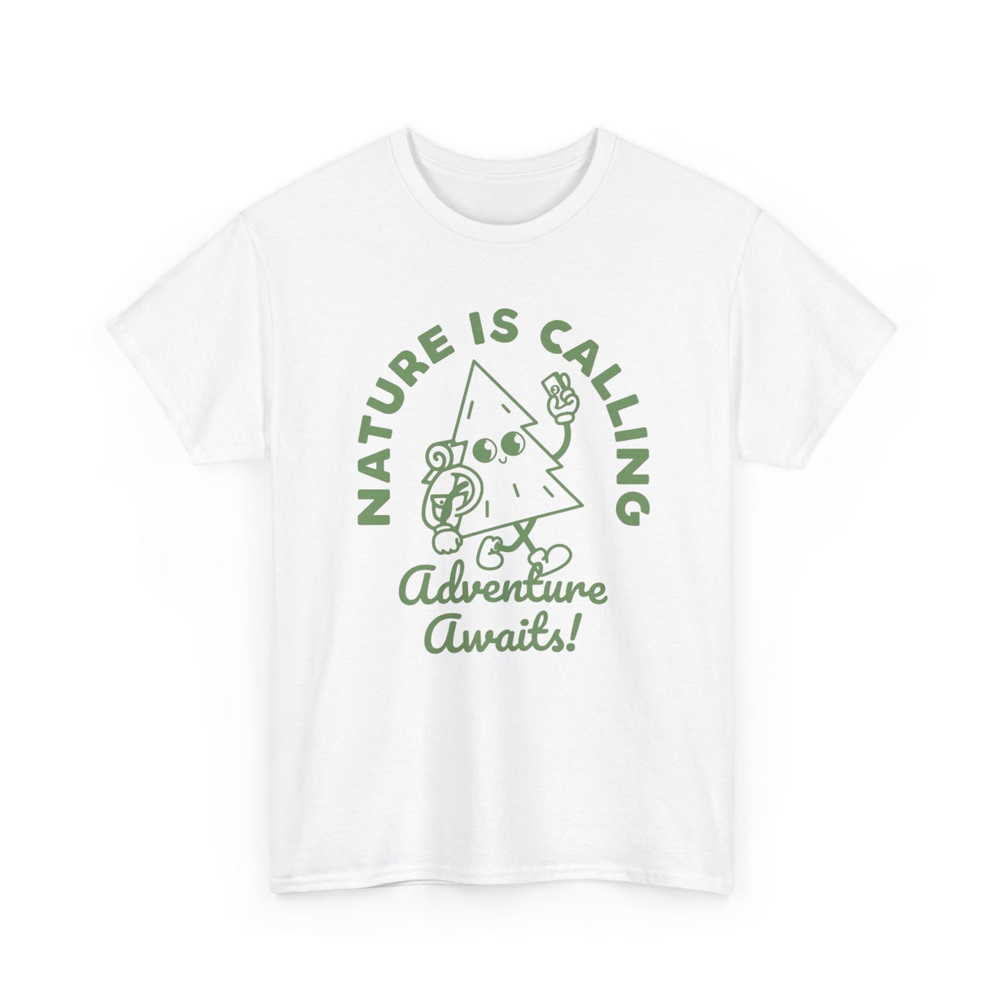 Nature Is Calling Graphic T Shirt ADULT NEW Heavy Cotton Tee