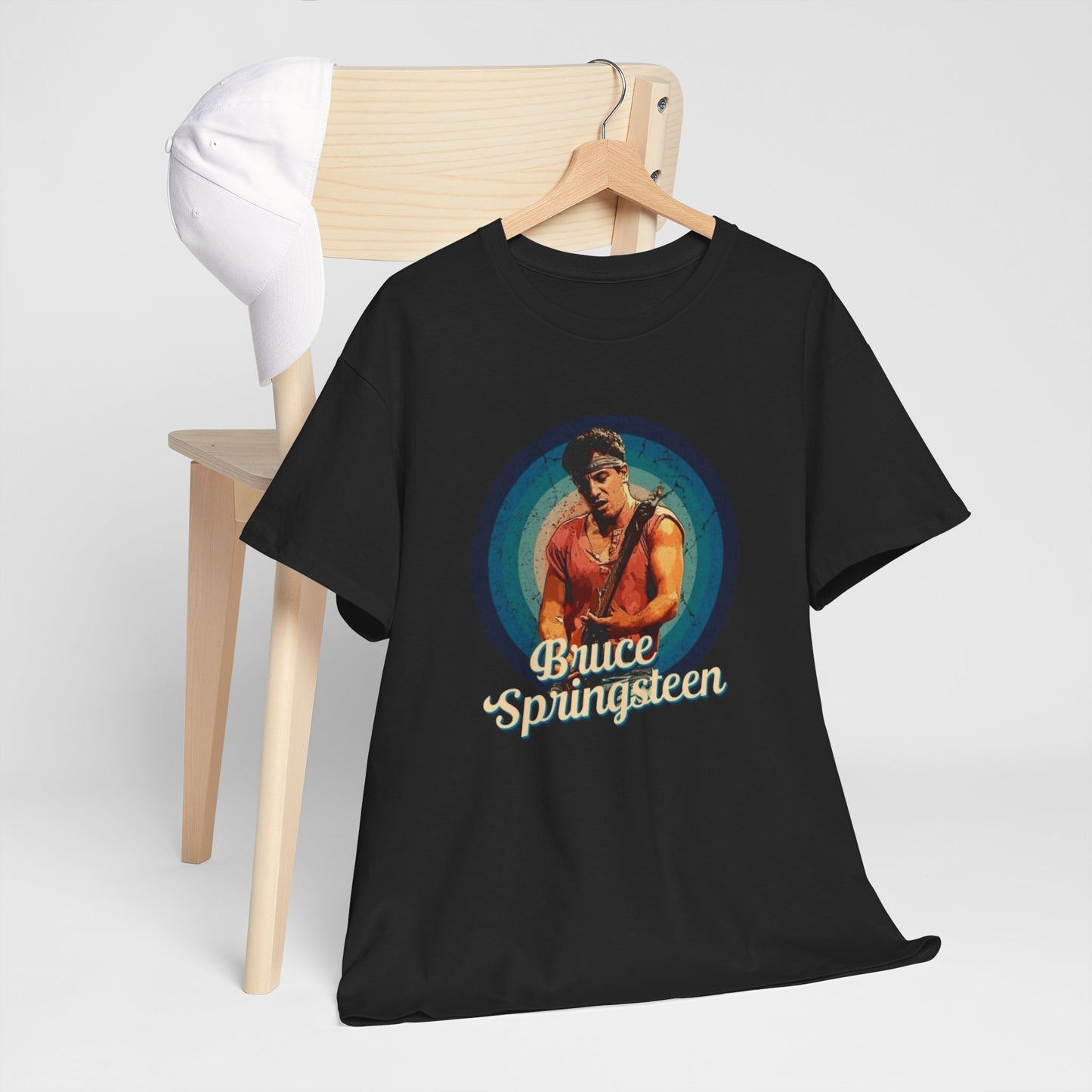 Bruce Springsteen Vintage Graphic T Shirt NEW ADULT Unisex Heavy Cotton Tee