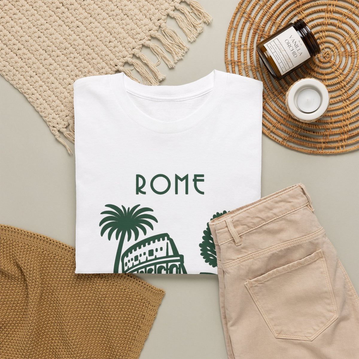Rome Colosseum Graphic T-Shirt Men's Graphic Tee