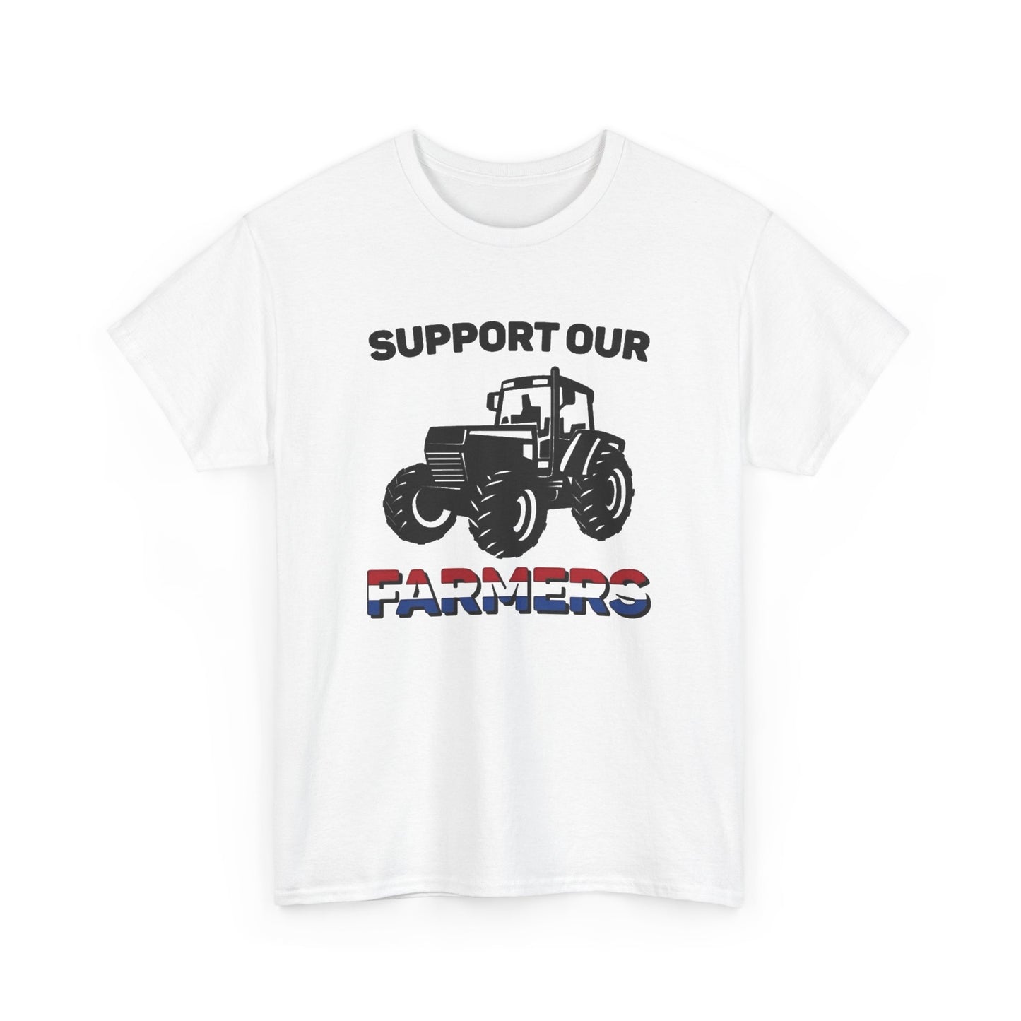 Support Our Farmers USA Graphic T Shirt Unisex Heavy Cotton Tee NEW