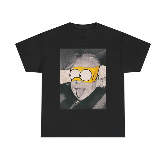 Albert Einstein Simpsons Funny Graphic T Shirt NEW Cotton Tee Gift