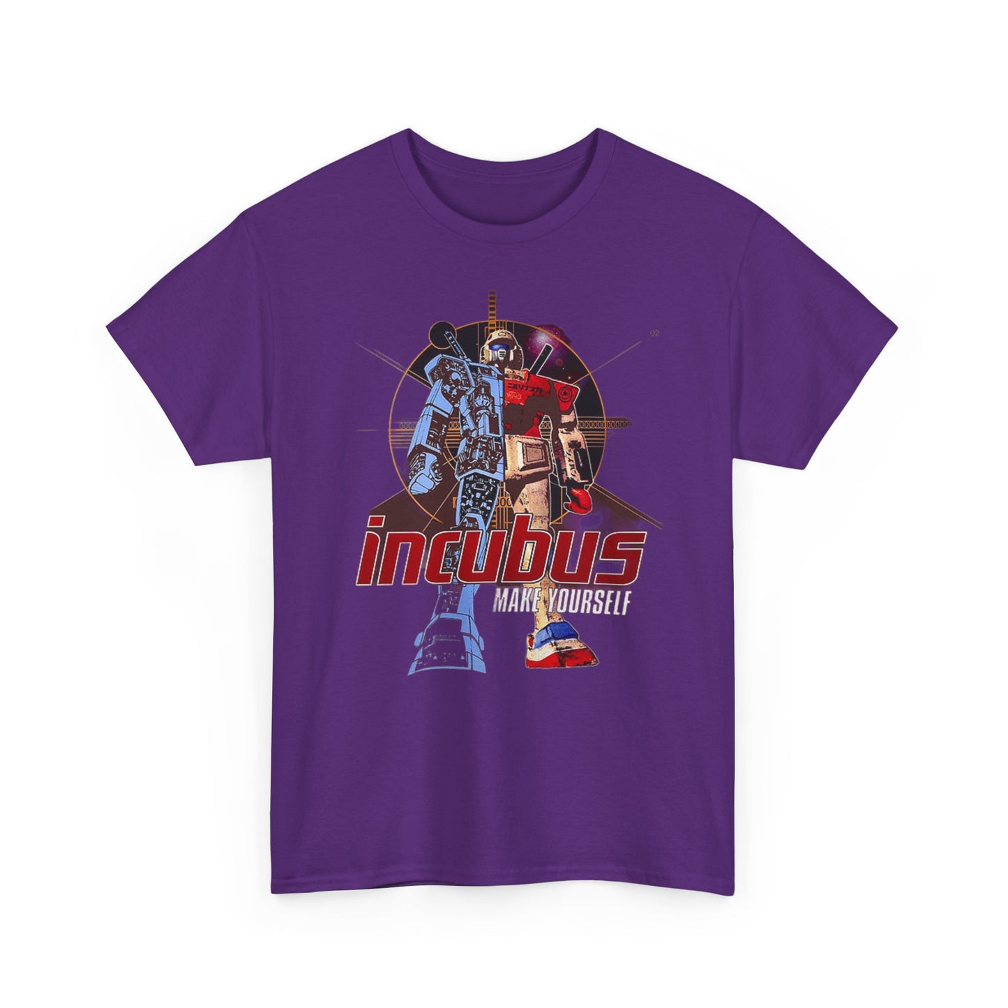 Incubus T-shirt vintage rock band retro metal Unisex Heavy Cotton Tee