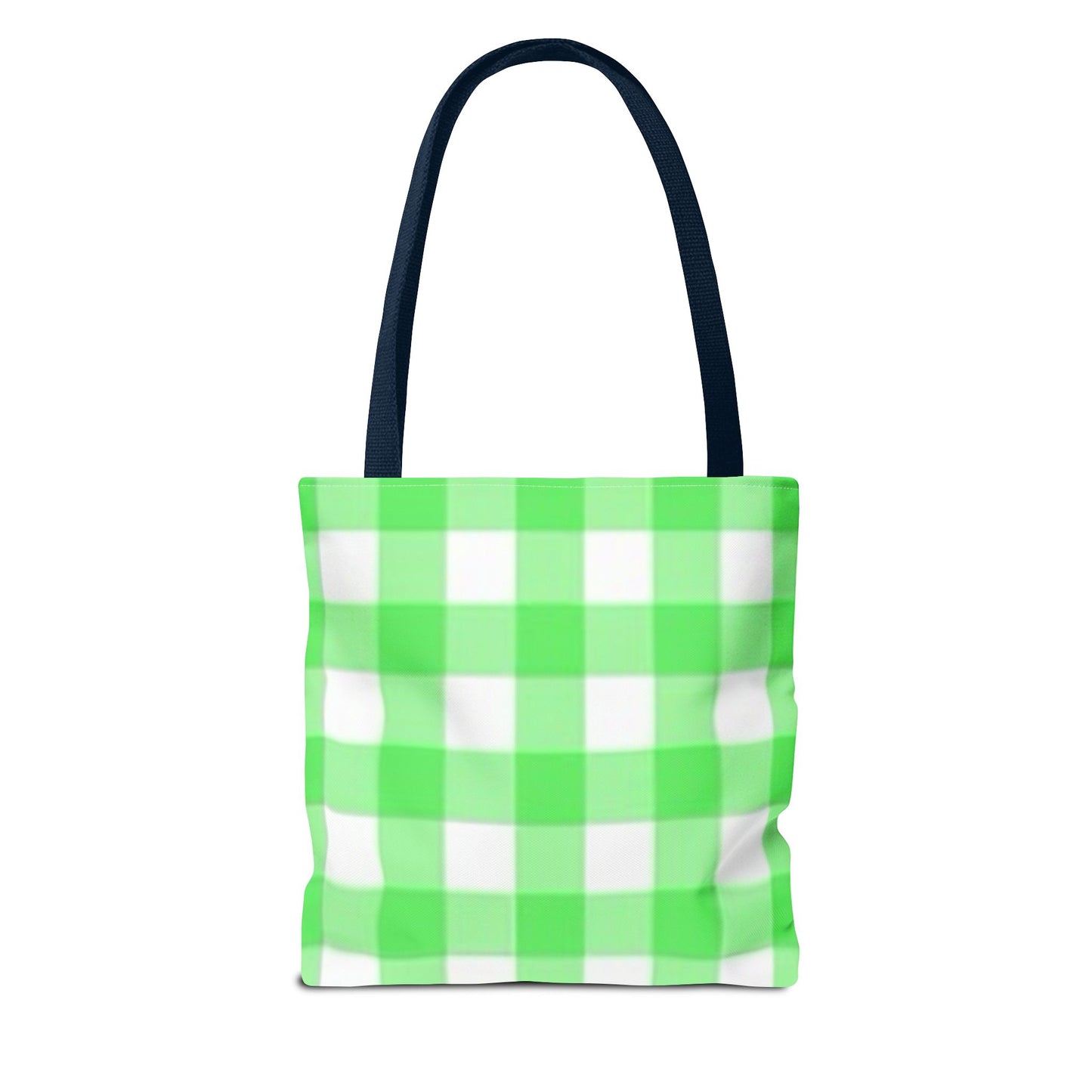 Green Checkered Multi Color BRAND NEW MODERN Tote Bag (AOP)