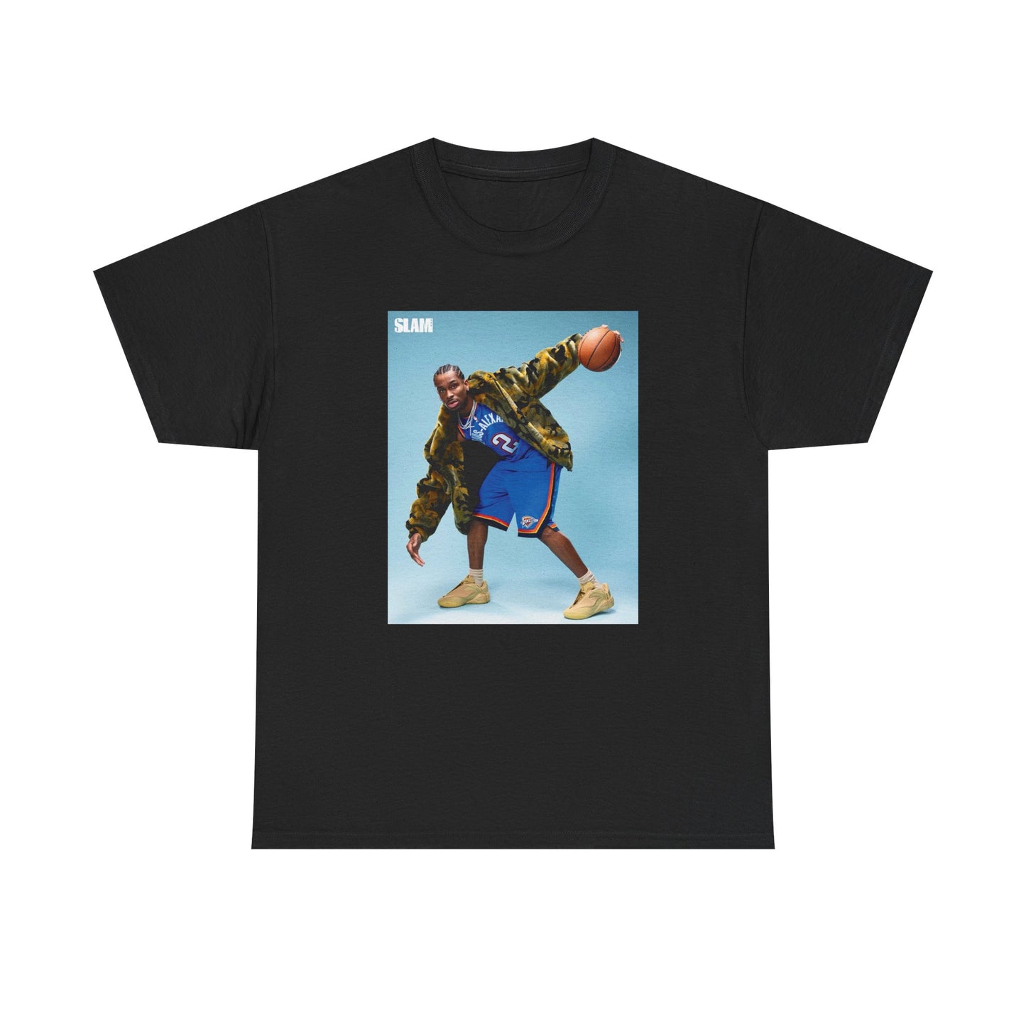 Shai Gilgeous Alexander Graphic T Shirt OKC Basketball Retro Heavy Cotton