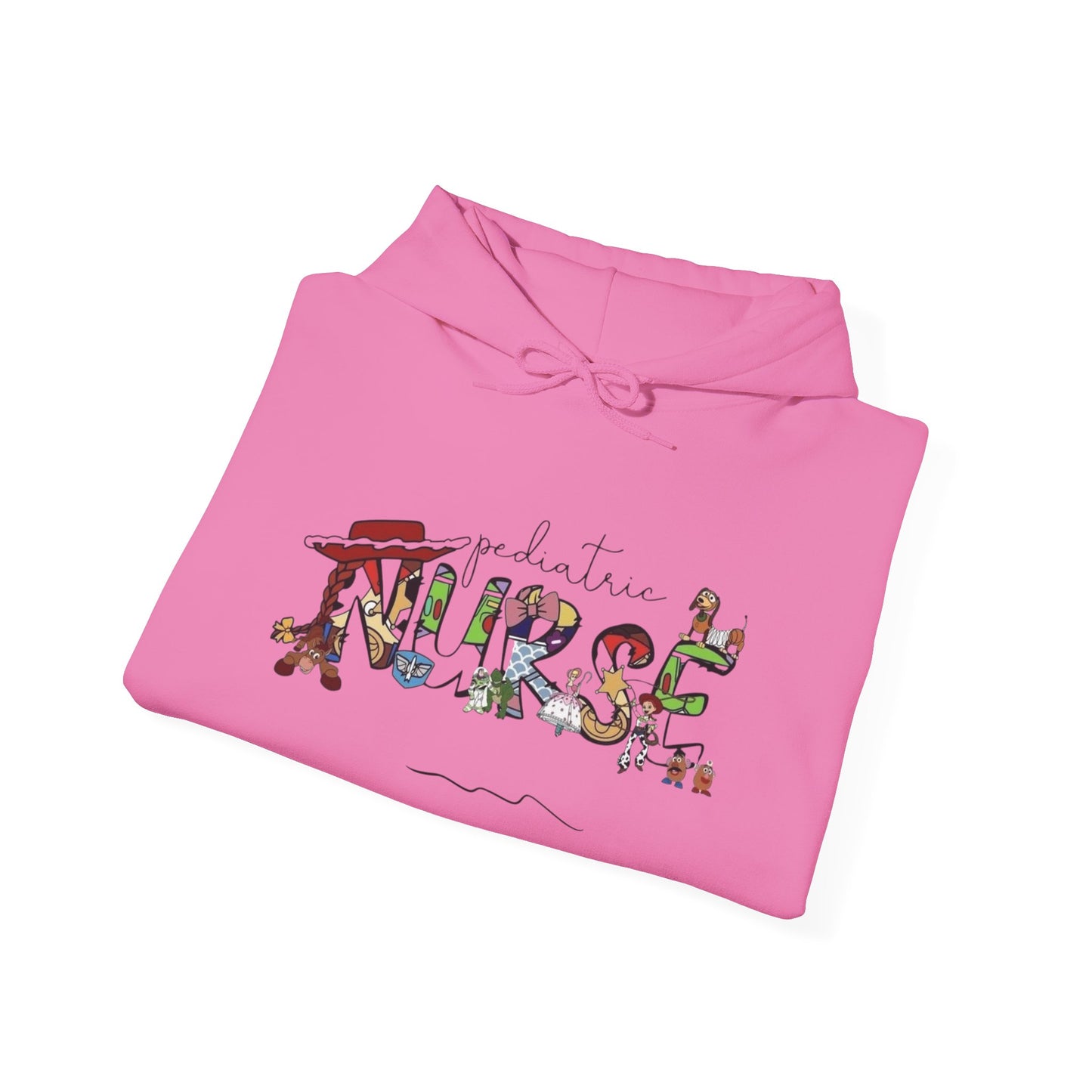 Pediatric Nurse Cute Graphic Hoodie Unisex Heavy Blend™ Hooded Sweatshirt