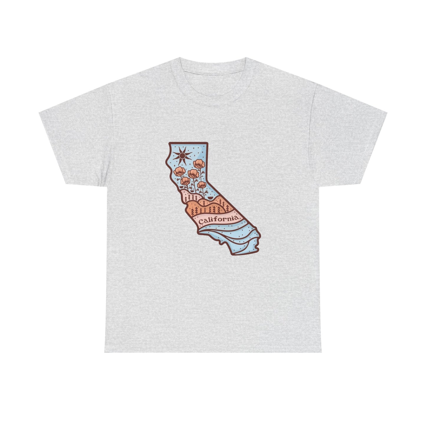 California State Graphic T Shirt NEW ADULT