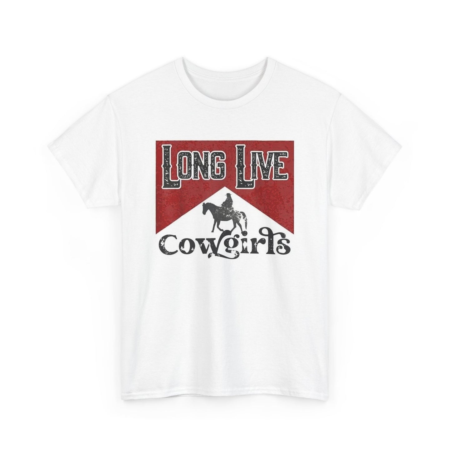Cowgirls Shirt molboro art girly cute vintage country Unisex Heavy Cotton Tee