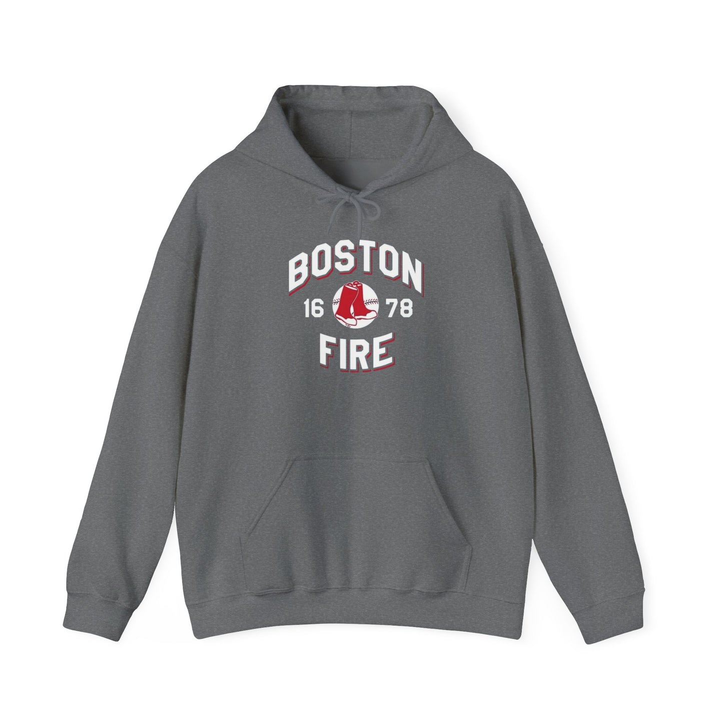 Boston Fire Hoodie Multiple Colors Unisex Heavy Blend™ Hooded Sweatshirt