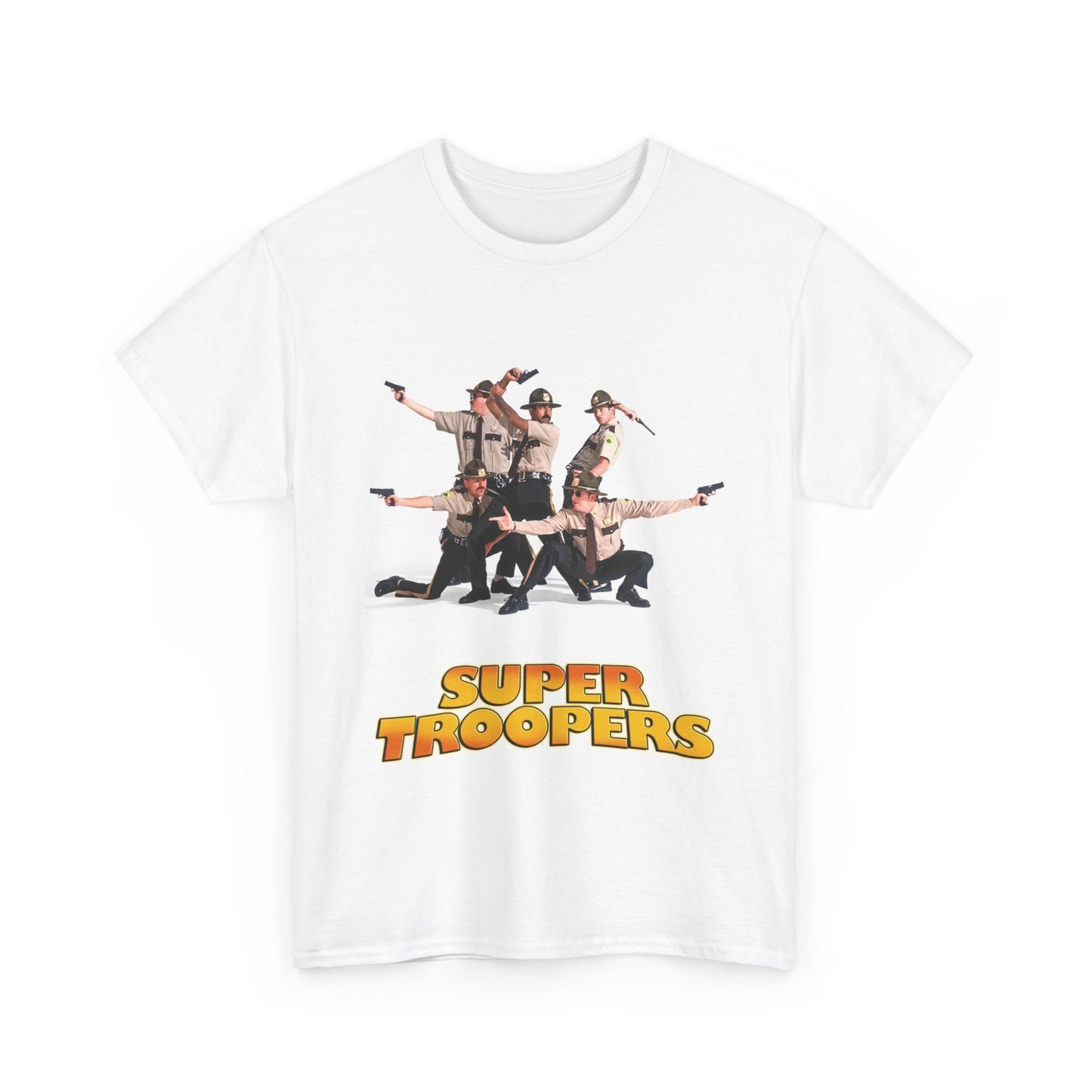 Supertroopers Graphic T Shirt Retro movie Poster Vintage Unisex Heavy Cotton Tee