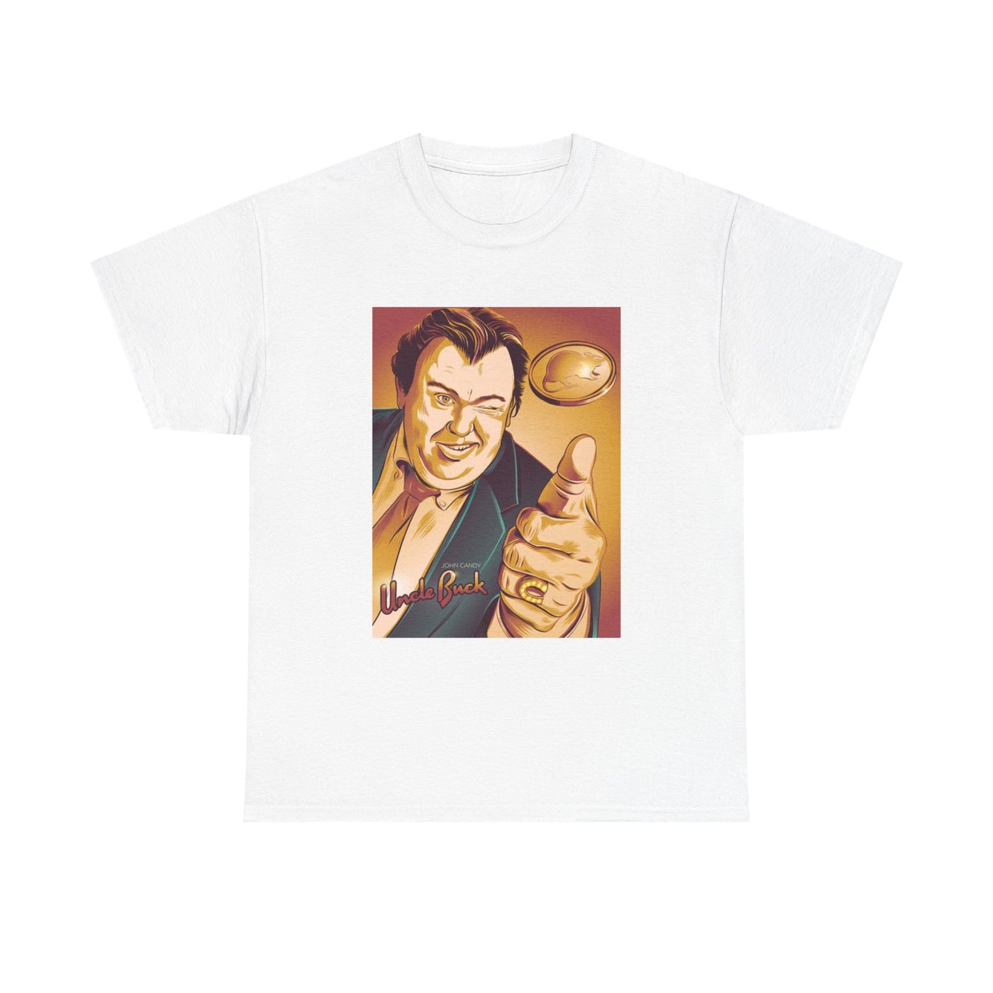 John Candy Tshirt uncle Buck Funny Graphic Movie Vintage Unisex Heavy Cotton Tee