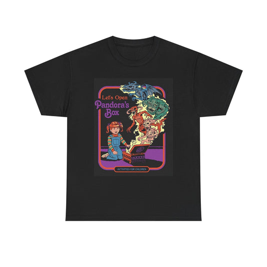 Lets Open Pandora's Box Graphic T Shirt Cotton Tee