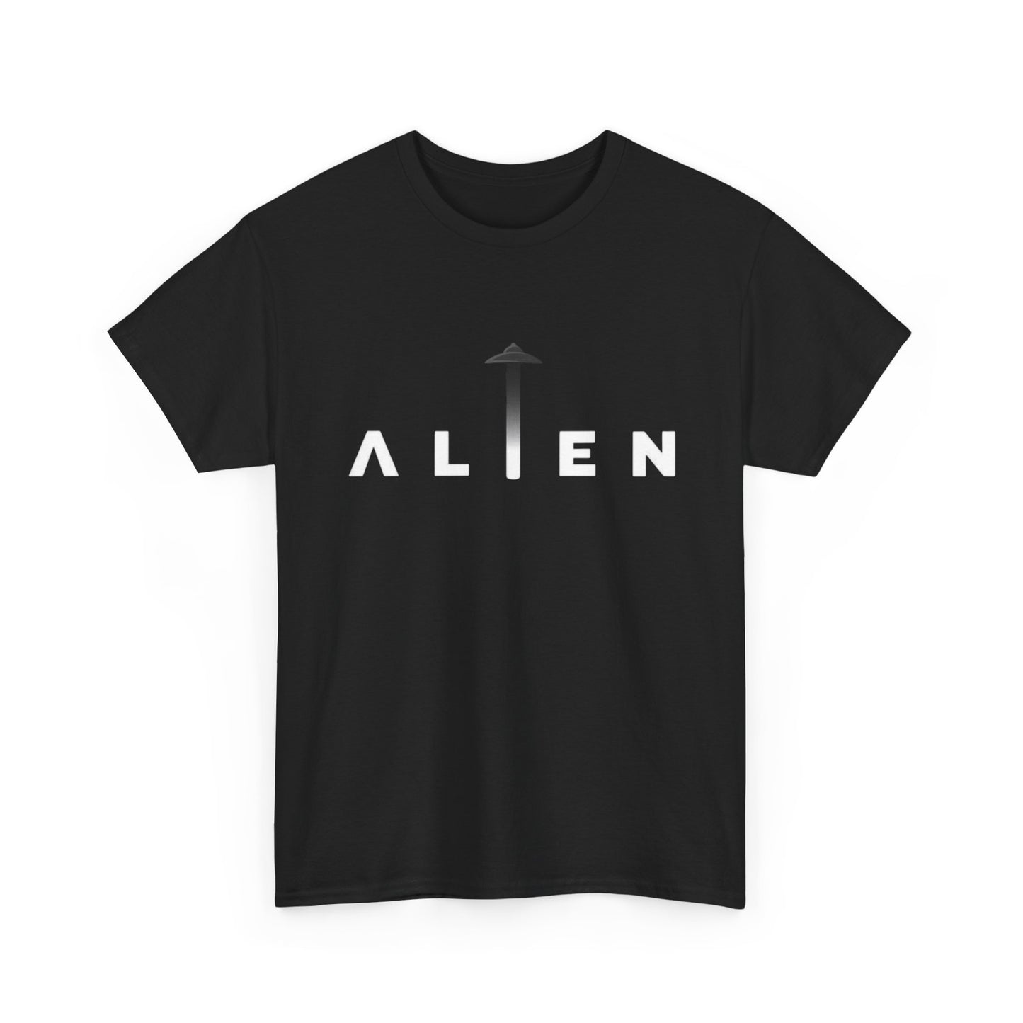 Alien Space Craft Graphic T Shirt Unisex Heavy Cotton Tee