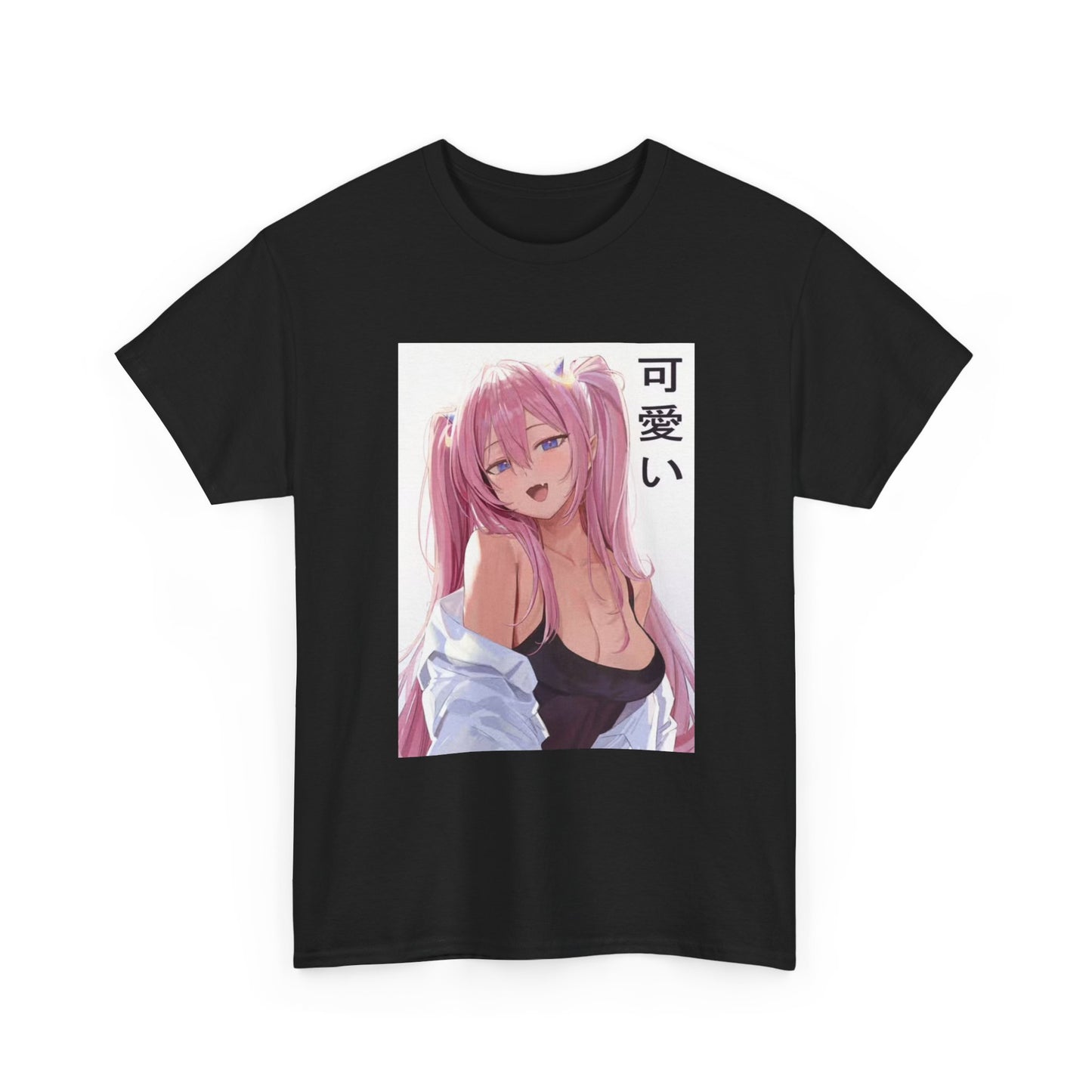 Waifu Girl Tshirt Sexy anime Naturo Cartoon Unisex Heavy Cotton Tee