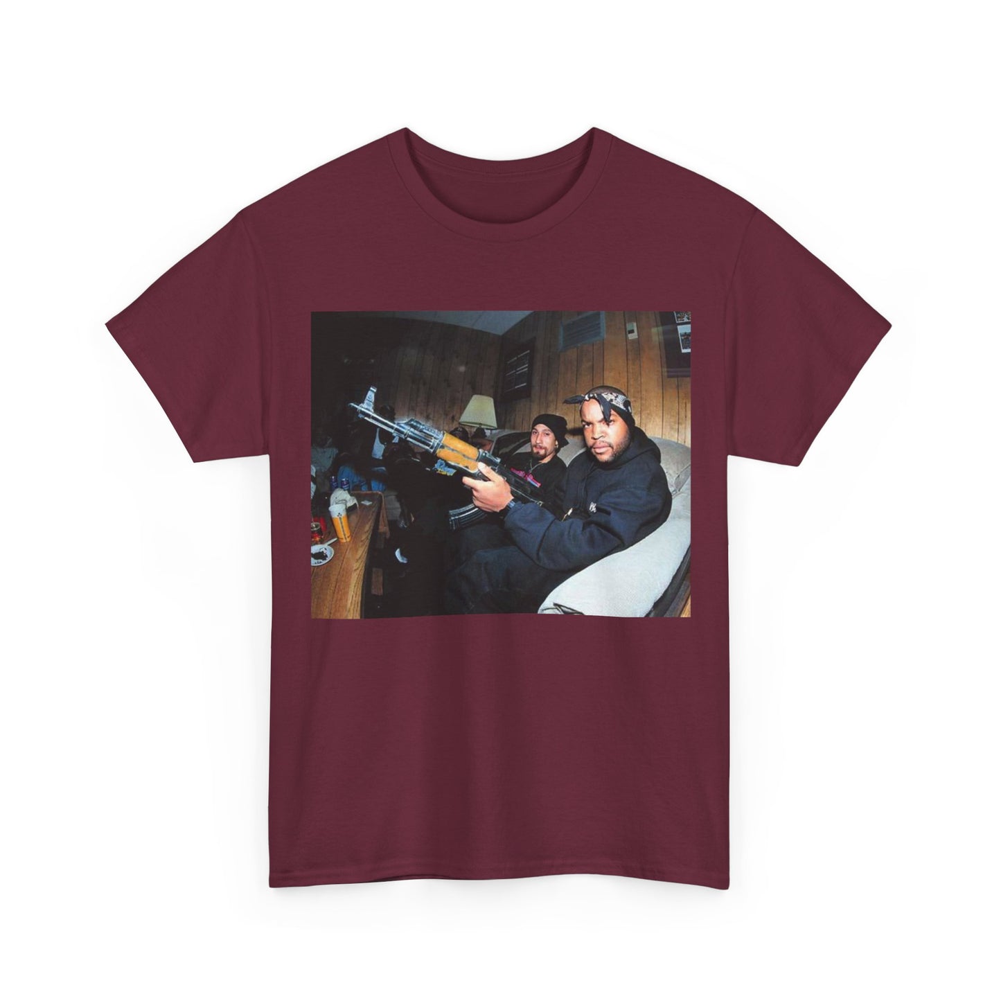 Ice cube T-shirt vintage 90s NWA California retro meme Unisex Heavy Cotton Tee