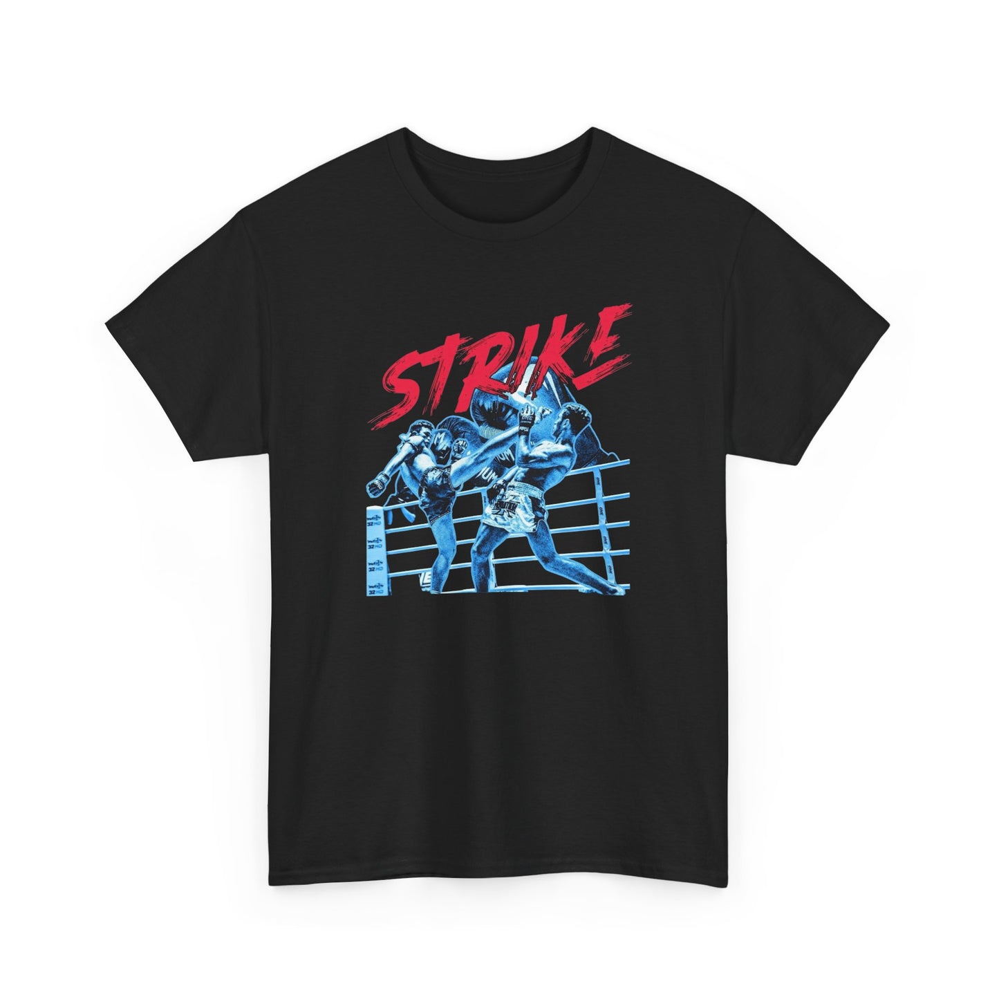 Strike Muay Thai Vintage Graphic T-Shirt, Unisex Cotton Shirt