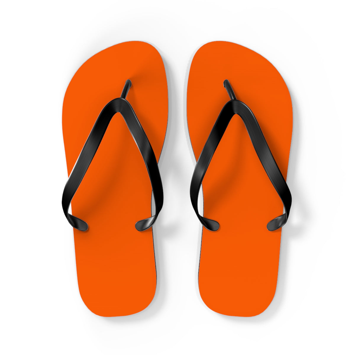 Bright Orange Flip Flops, Sandals Slides, Summer Footwear, Brand New