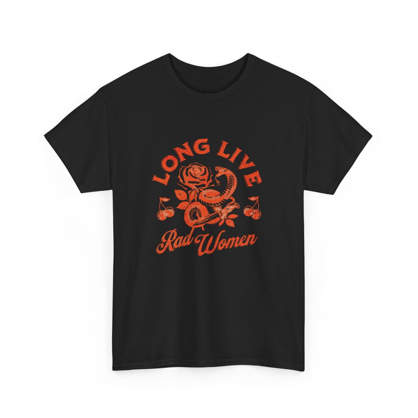 Long Live Rad Women Graphic T Shirt ADULT Unisex Heavy Cotton Tee