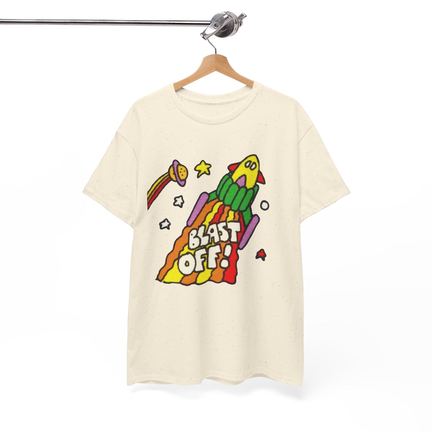 Its Time To Blast Off Vintage 90's Graphic T Shirt Unisex Heavy Cotton Tee