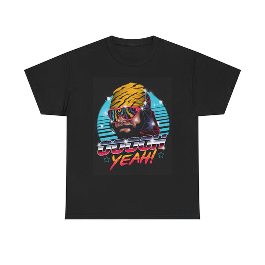 Macho Man Randy Savage Graphic T Shirt Vintage Wrestling Unisex Heavy Cotton Tee