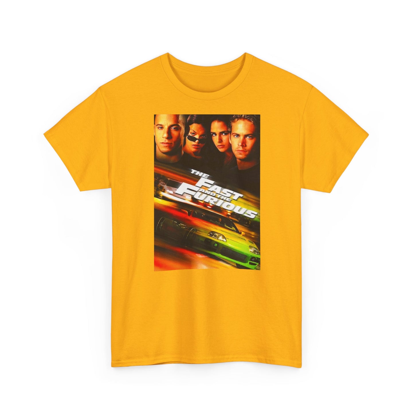 Fast and the furious T-shirt Retro Movie car club Cali Unisex Heavy Cotton Tee