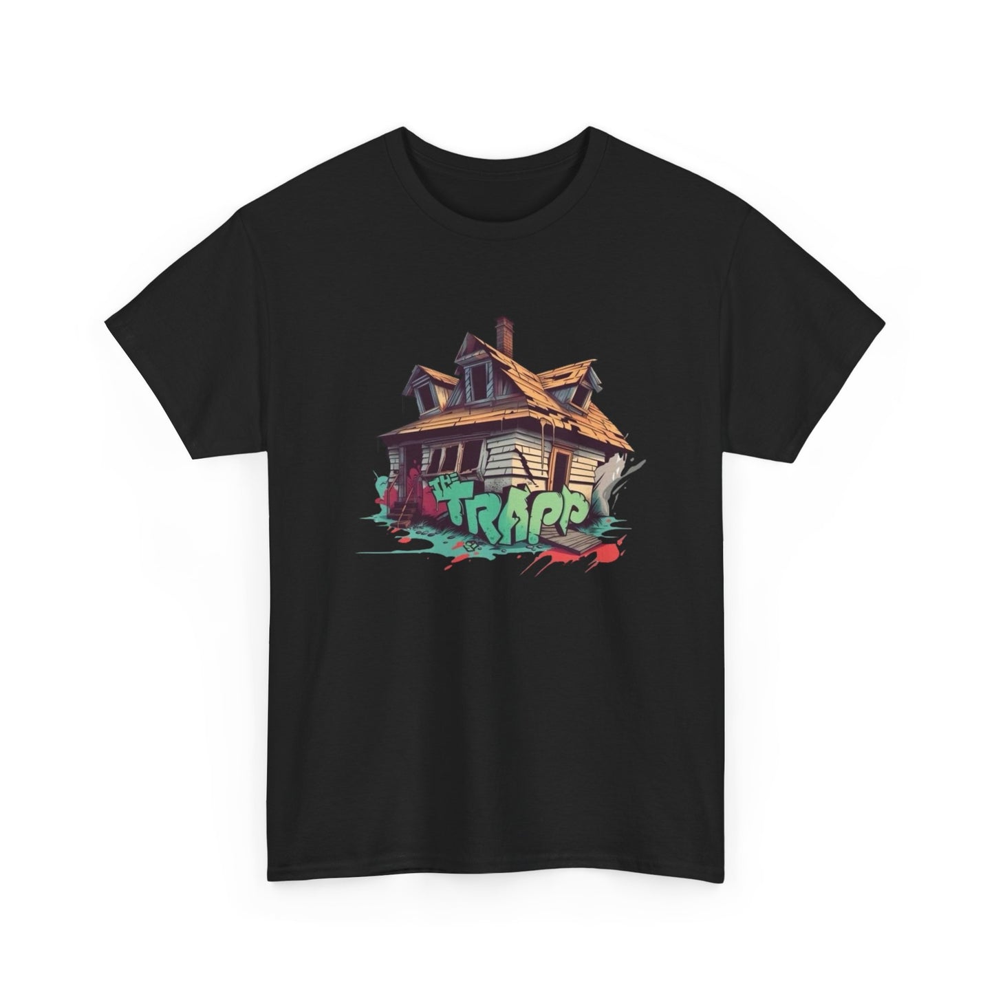 The Traphouse Rap Hip Hop Trap Graphic T-Shirt Unisex Heavy Cotton Tee NEW