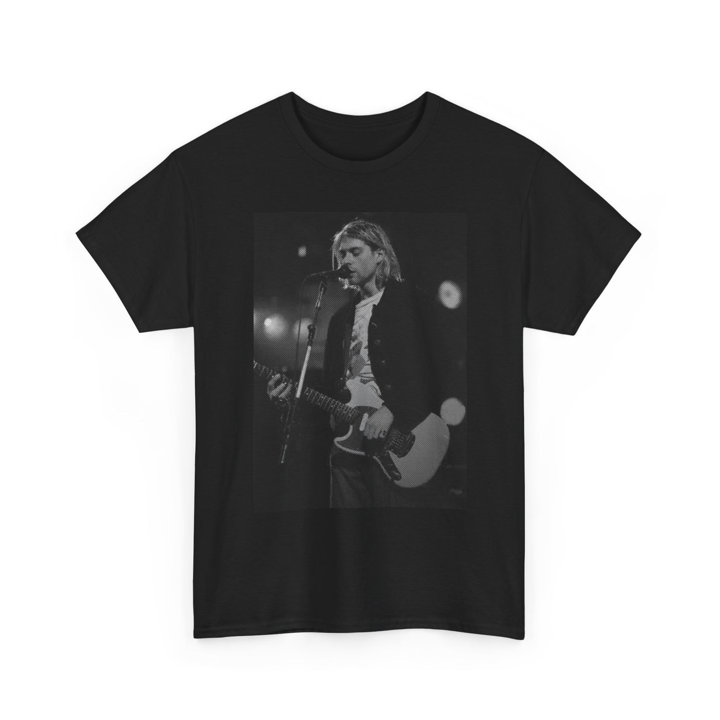 Kurt Cobain Graphic T Shirt Vintage Nirvana Grunge Unisex Heavy Cotton Tee