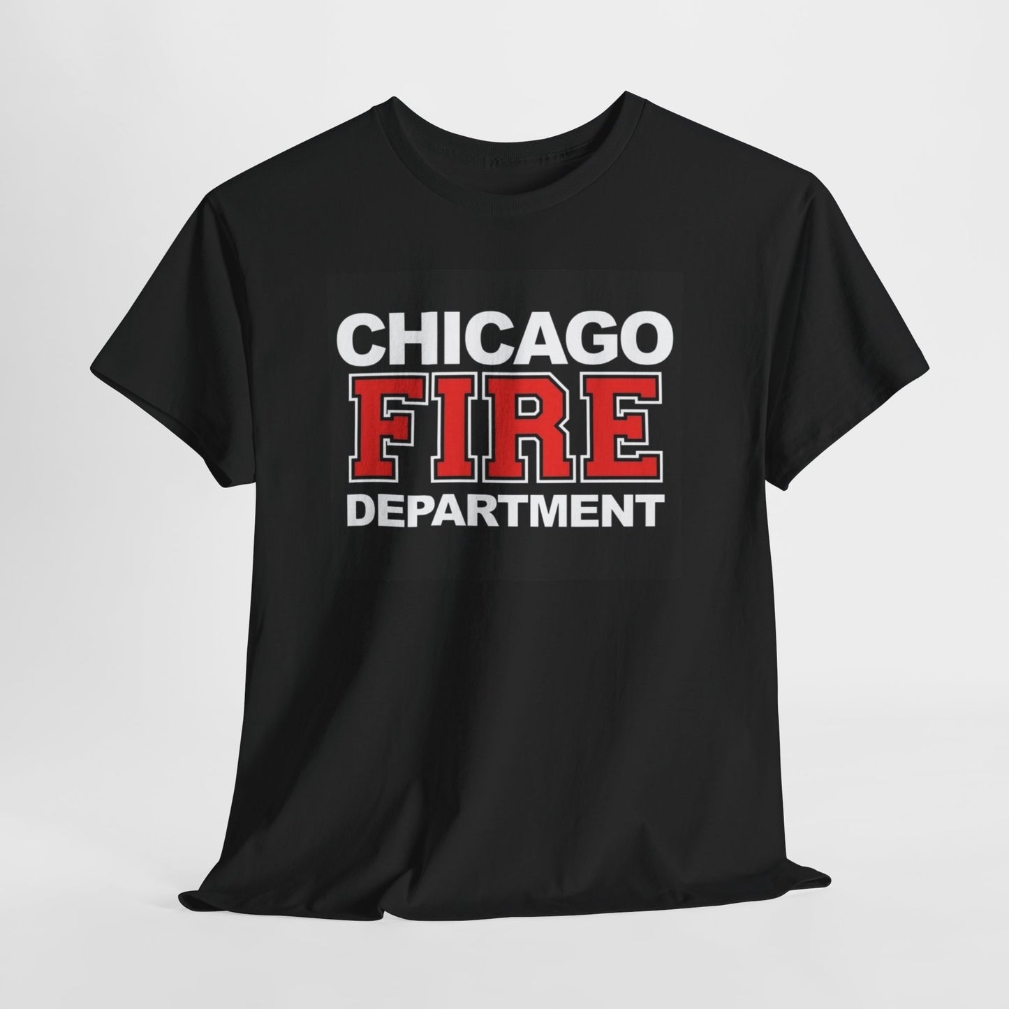 Chicago Fire Department Graphic T Shirt Unisex Heavy Cotton Tee