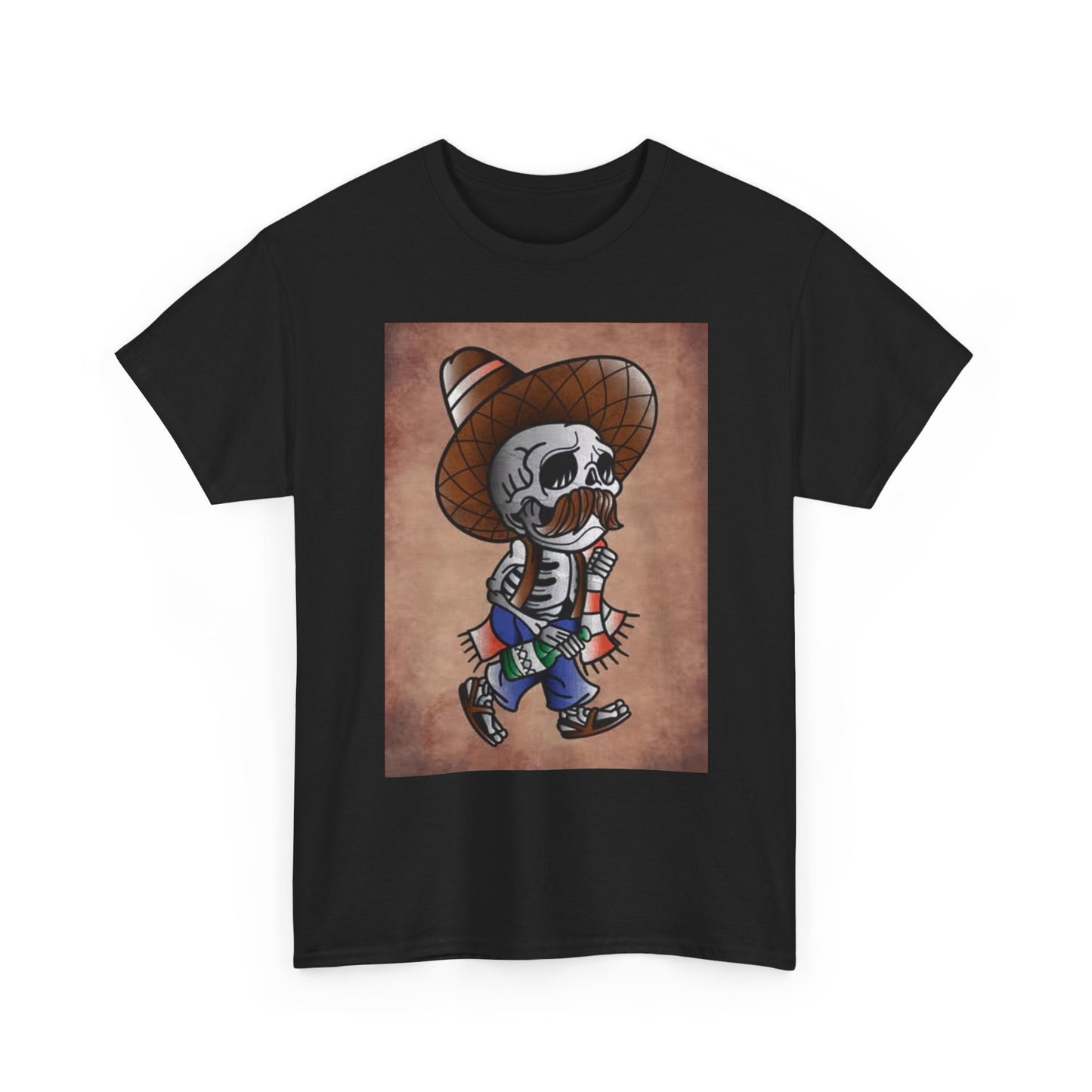 Day Of The Dead Tee, Vintage Art Graphic T-Shirt, Unisex Cotton Shirt, Dia De 1