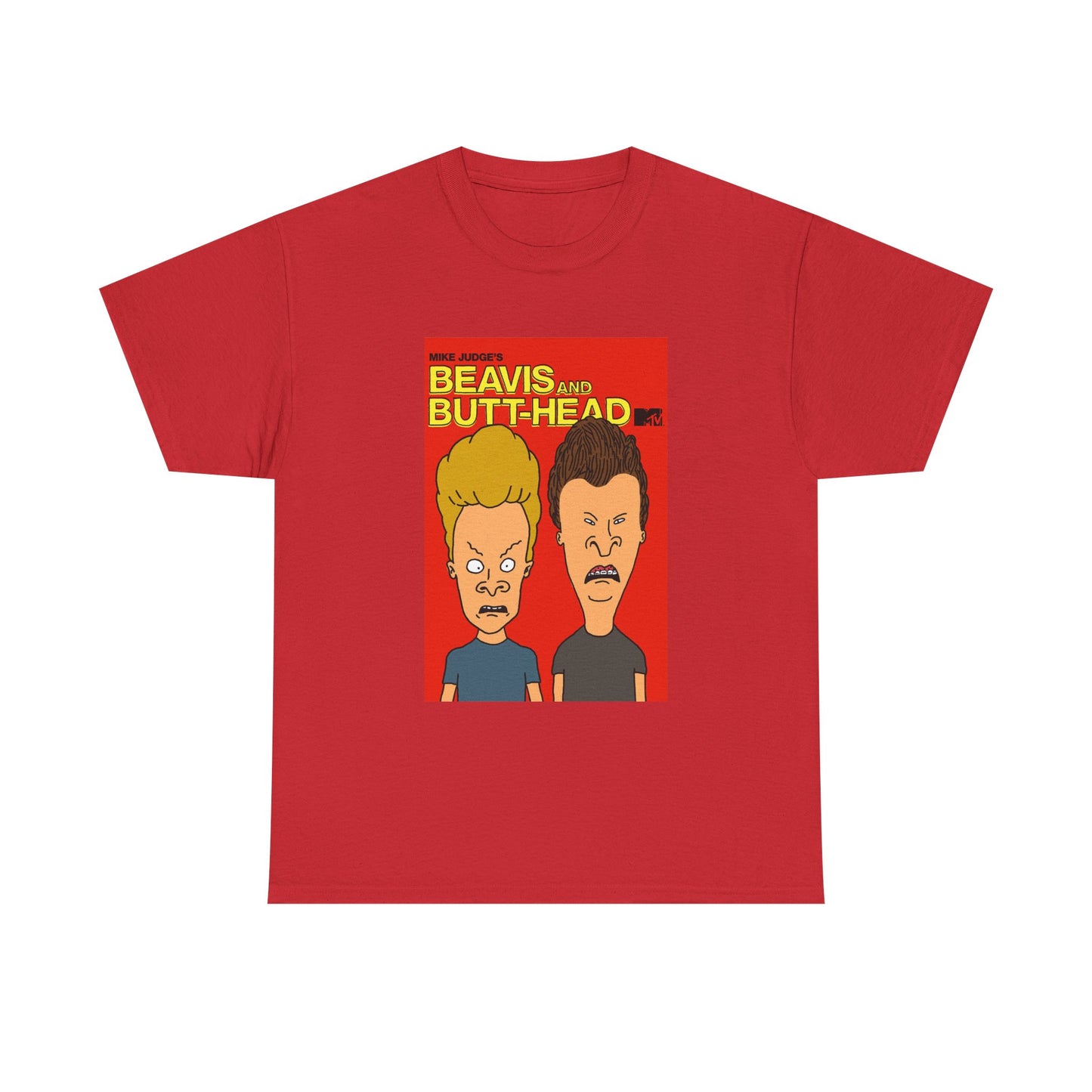 Beavis And Butthead Tshirt Comedy Tv Series Retro MTV Poster Unisex Heavy Cotton