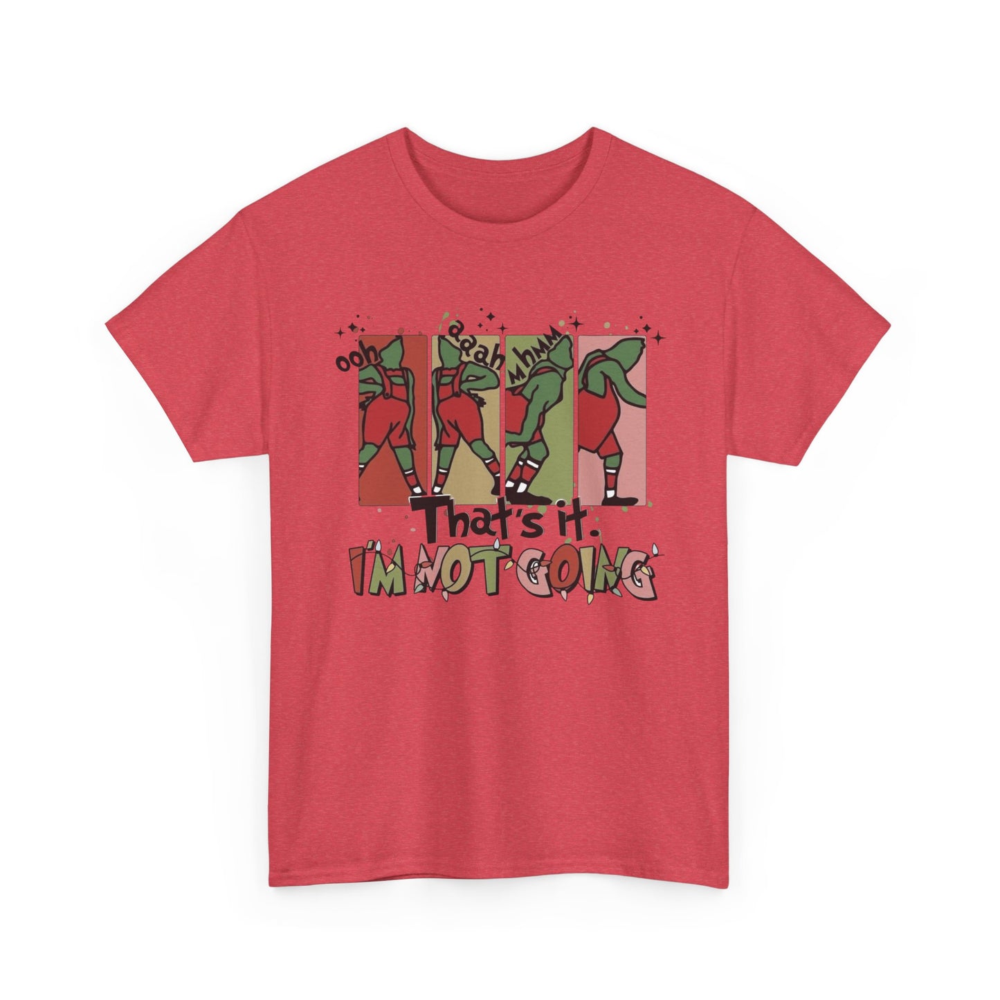 Funny Grinch Christmas Graphic T Shirt Unisex NEW Heavy Cotton Tee