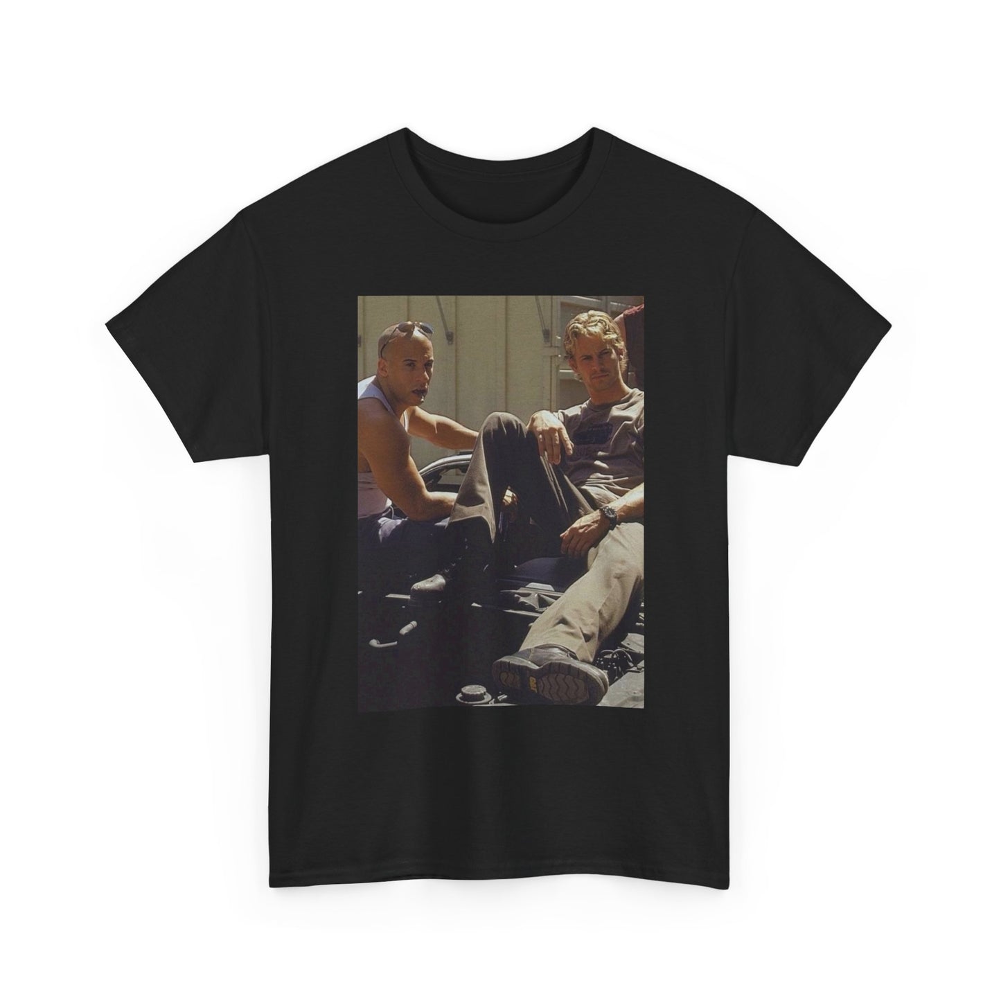 Vin Diesel And Paul Walker Graphic T-Shirt Comfy Cotton Tee Brand NEW