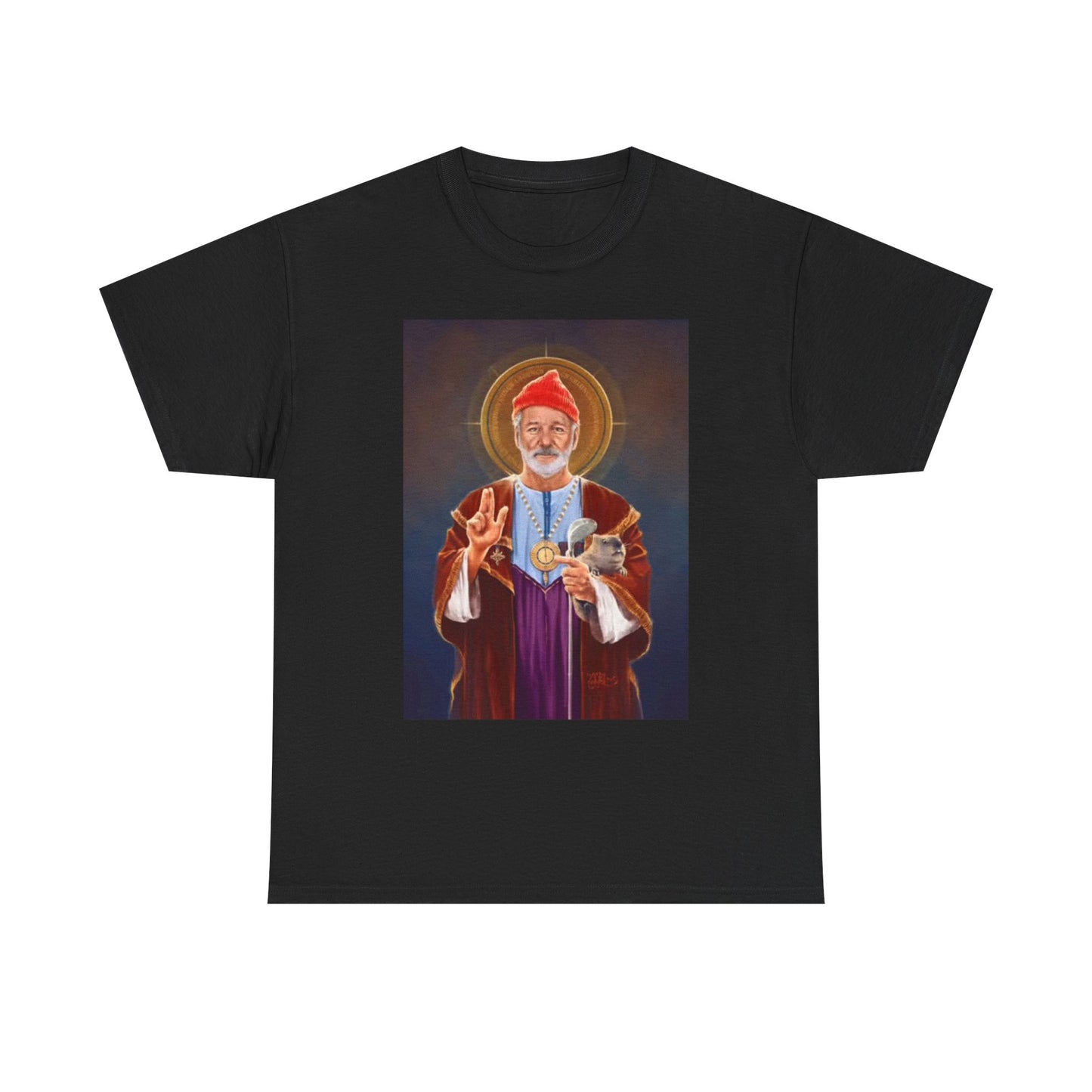Bill Murray Jesus Shaman Graphic T Shirt Comedy Vintage Unisex Heavy Cotton Tee