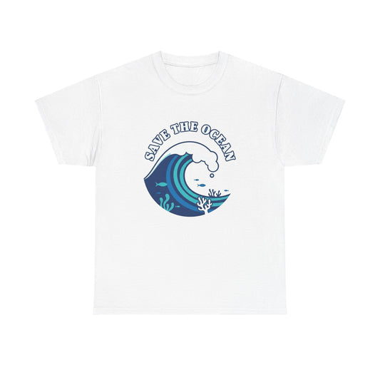Save The Ocean Graphic T Shirt Adult NEW
