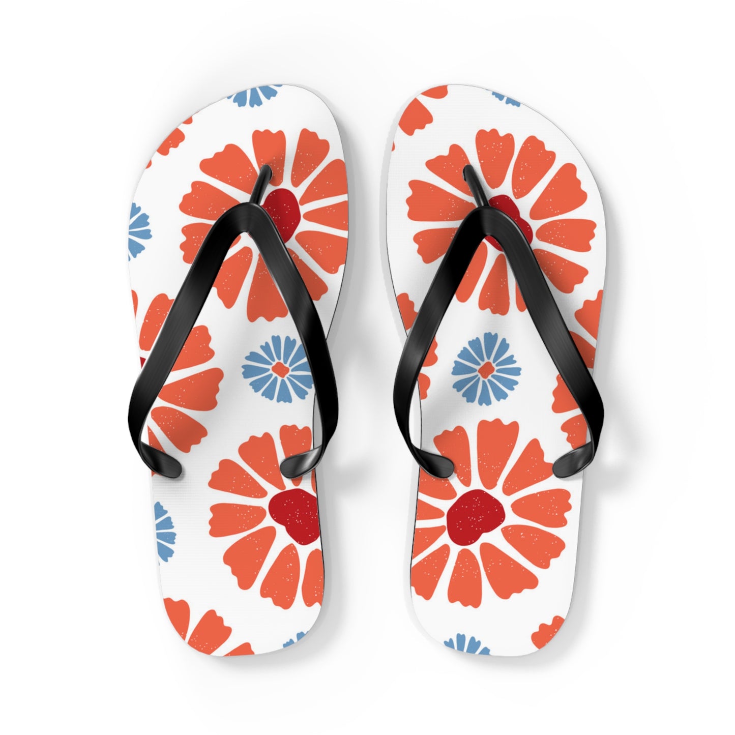 Tropical Flowers Beach Sandals Summer Flip Flops Slides BRAND NEW