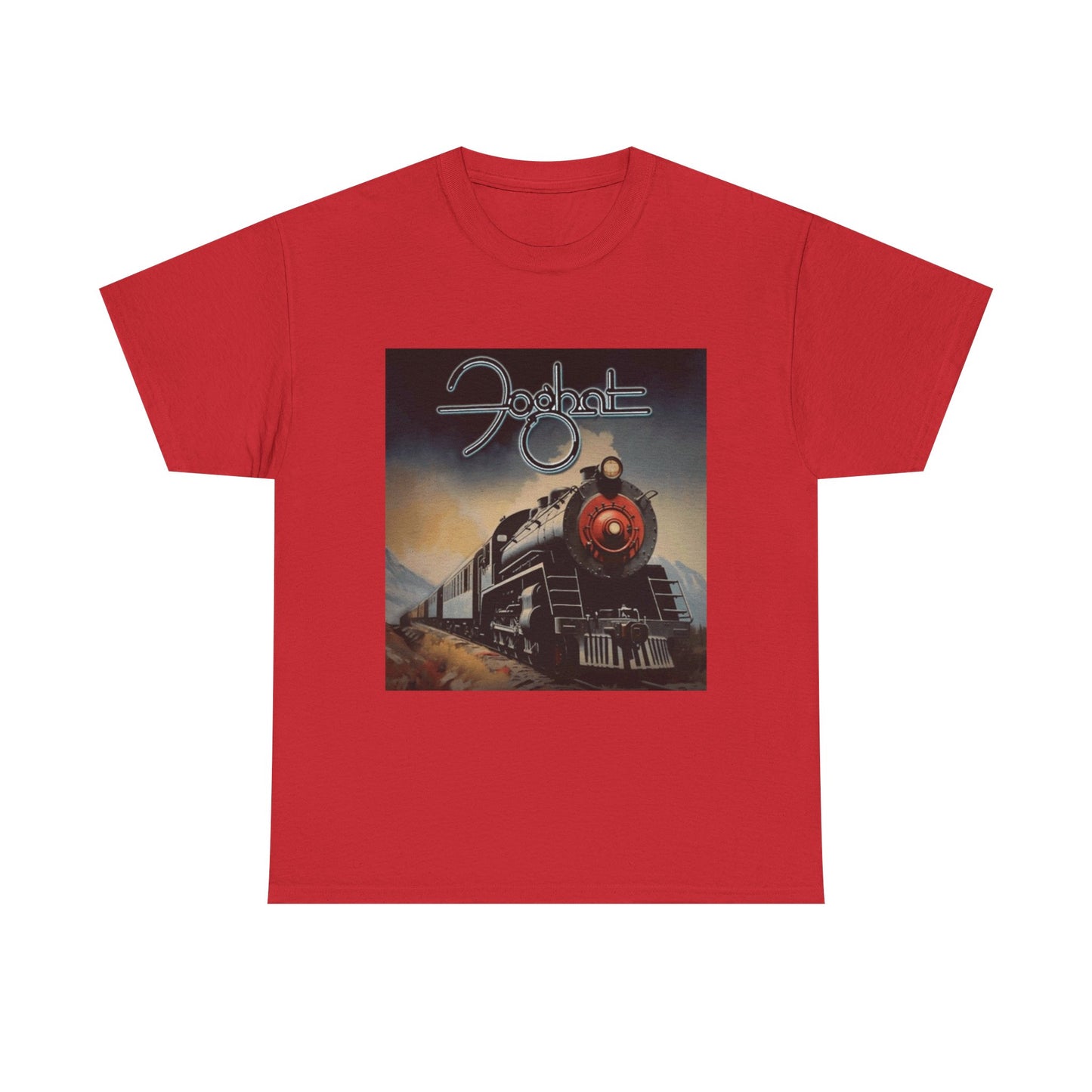 FogHat Tshirt Vintage Rock Poster Retro 70s Woodstock Unisex Heavy Cotton Tee q