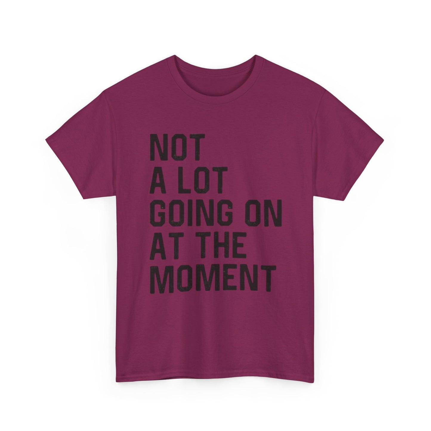 Not A Lot Going On T Shirt Funny Graphic Jokes Relax Vacation Unisex