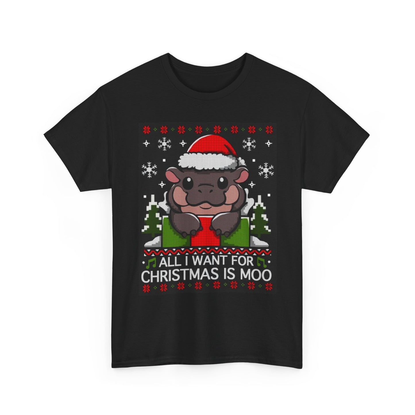 All I Want For Christmas Funny Graphic T Shirt Sweater Unisex Heavy Cotton Tee