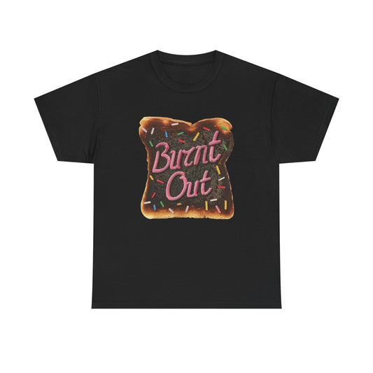 Burnt Out Graphic T Shirt NEW ADULT Tee