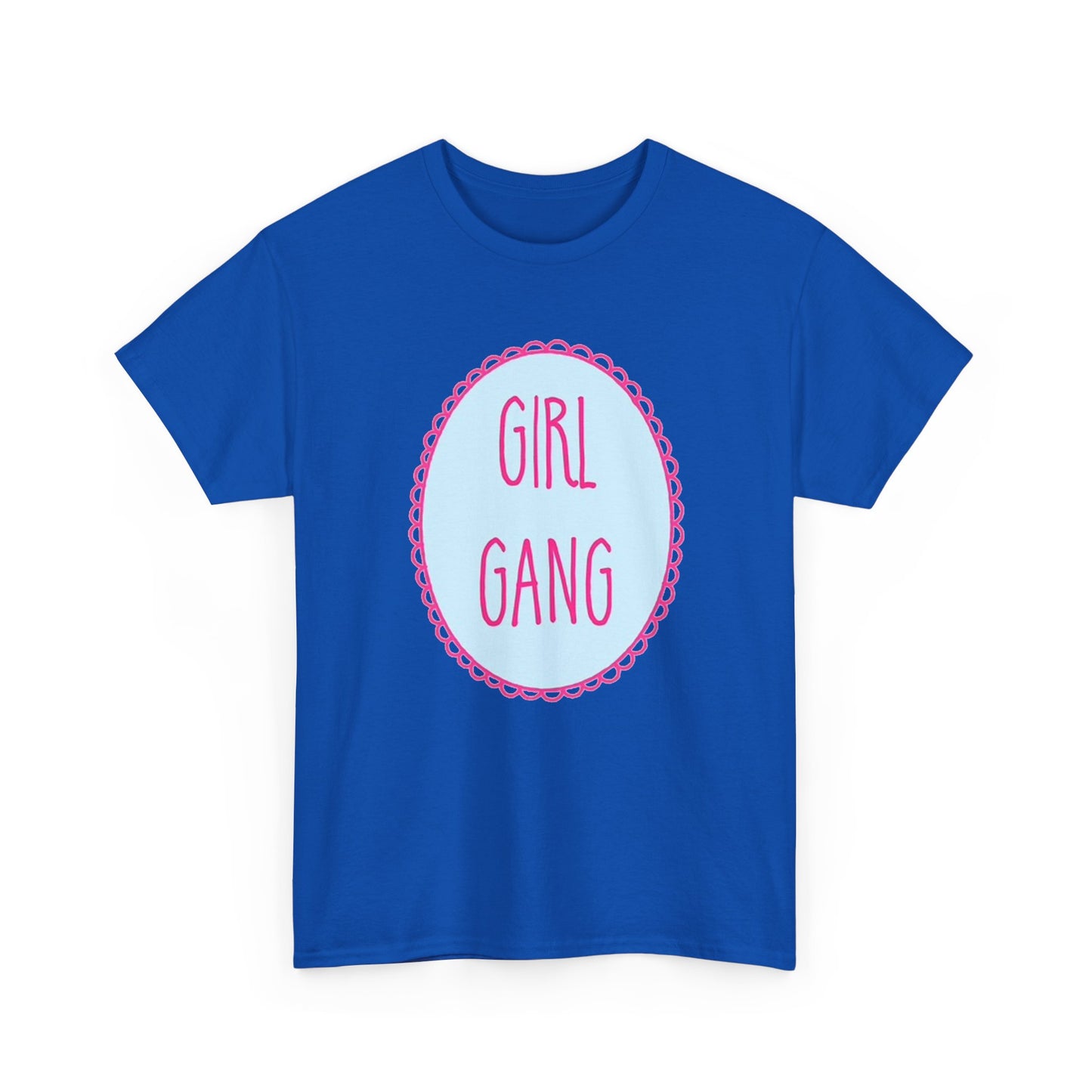 Girl Gang T Shirt Baby Shower Reveal Graphic Unisex Heavy Cotton Tee