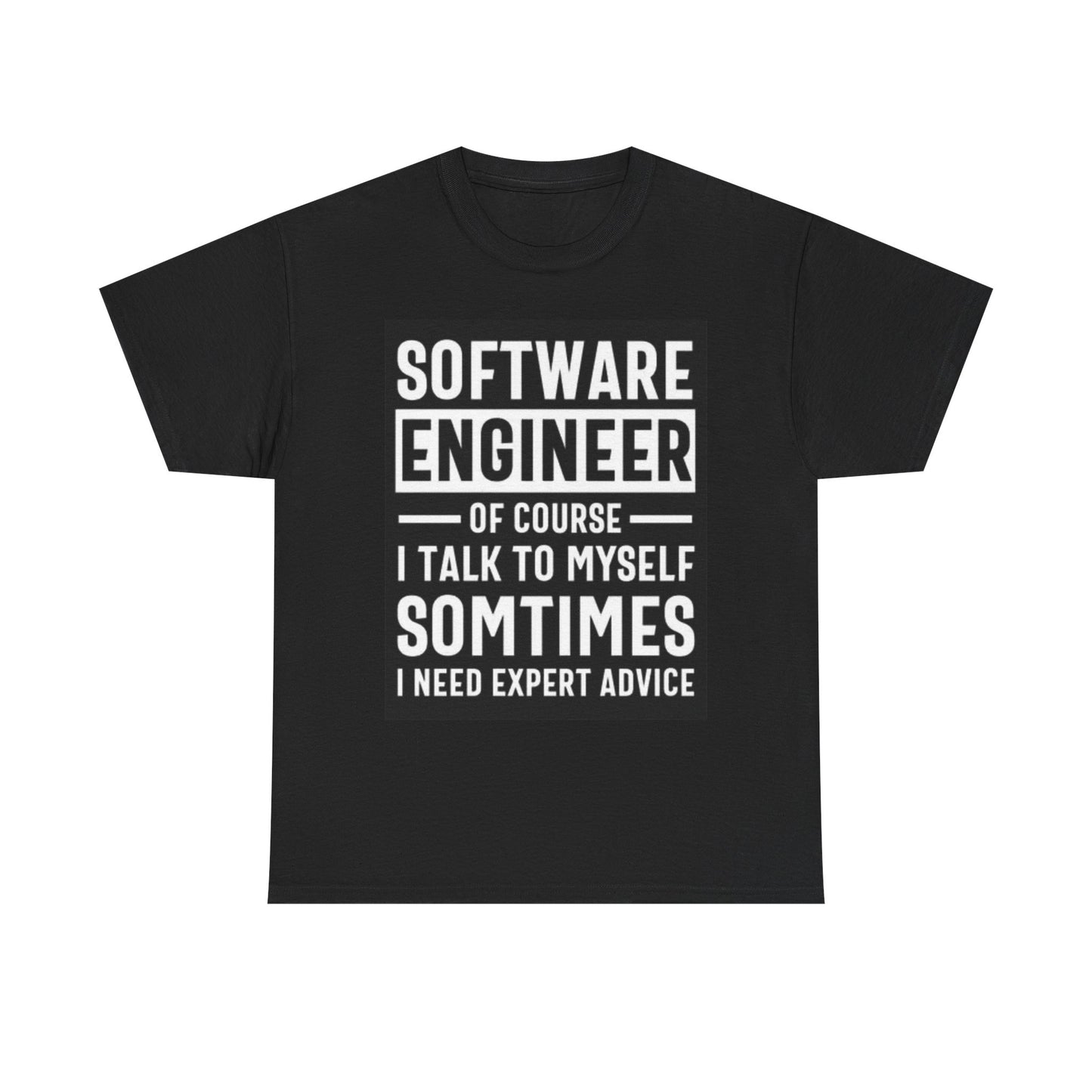 Software Engineer T Shirt Funny Graphic Jokes Comedy Unisex Heavy Cotton Tee