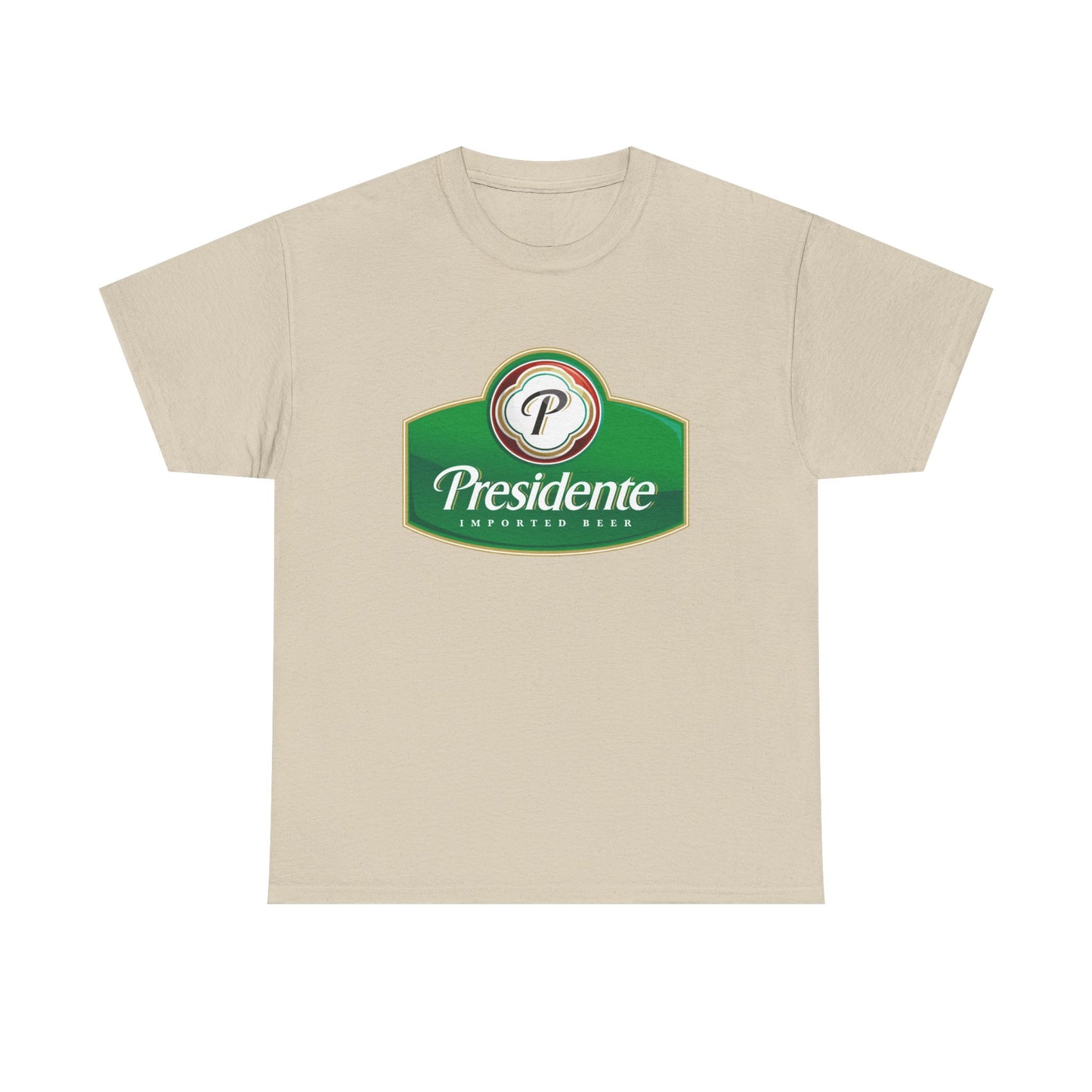 Presidente Beer Logo Shirt Retro Poster Unisex Heavy Cotton Tee