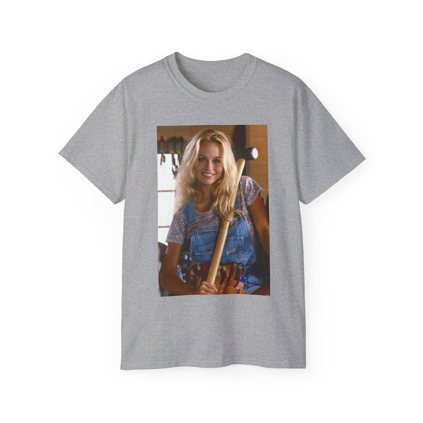 Pam Anderson playboy tool time 90s vintage Unisex Ultra Cotton Tee