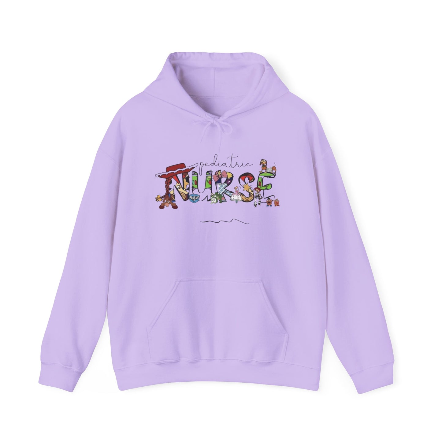 Pediatric Nurse Cute Graphic Hoodie Unisex Heavy Blend™ Hooded Sweatshirt