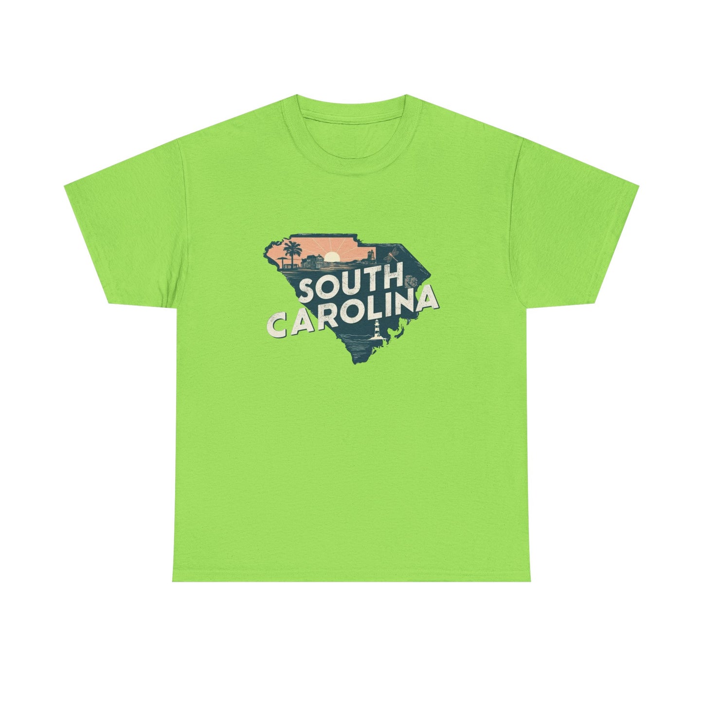 South Carolina USA Graphic T Shirt NEW Adult Tee