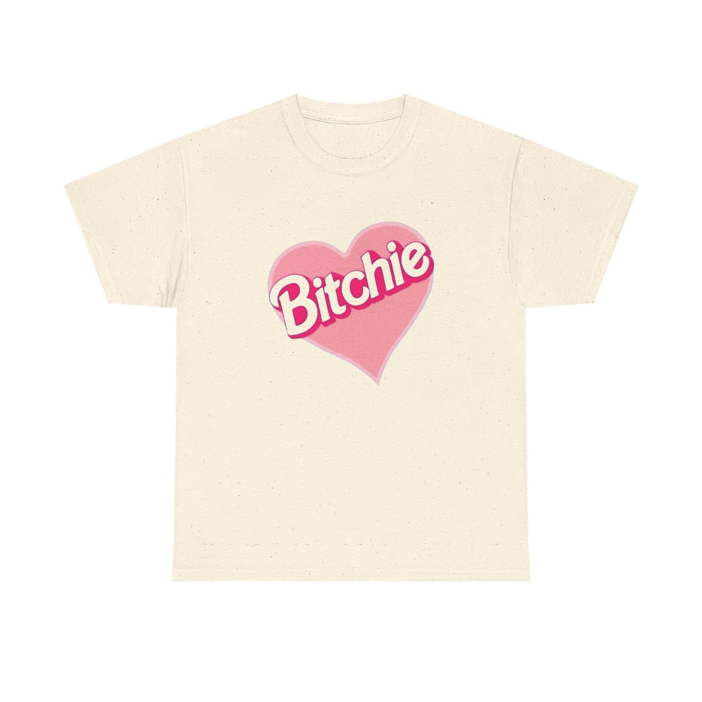 Bitchie Heart Graphic T Shirt NEW ADULT Heavy Cotton Tee