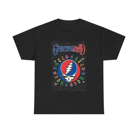 Grateful Dead Tshirt Vintage Poster Jerry Garcia The Dead Unisex Heavy Cotton 5