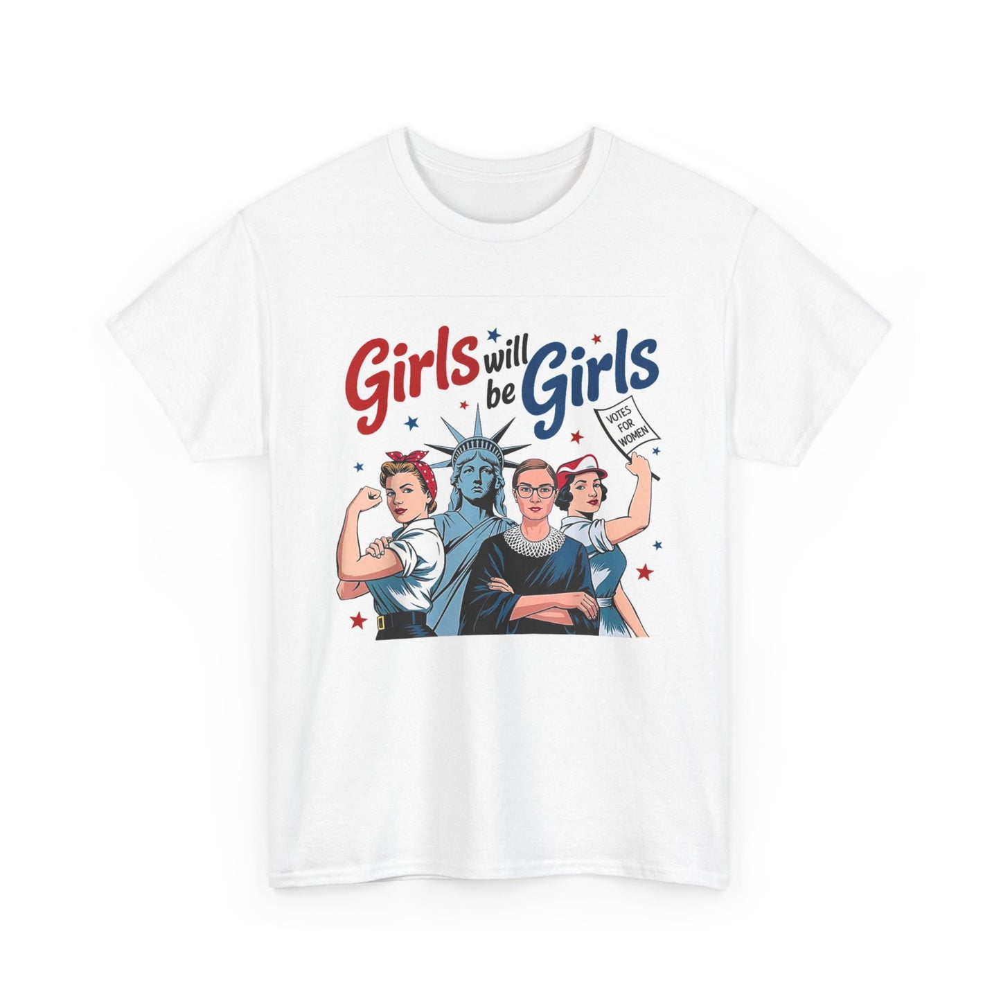 Girls Will Be Girls Graphic T Shirt Women's Cotton Tee BRAND NEW